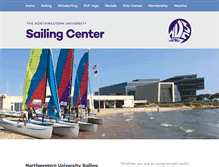 Tablet Screenshot of northwesternsailing.com